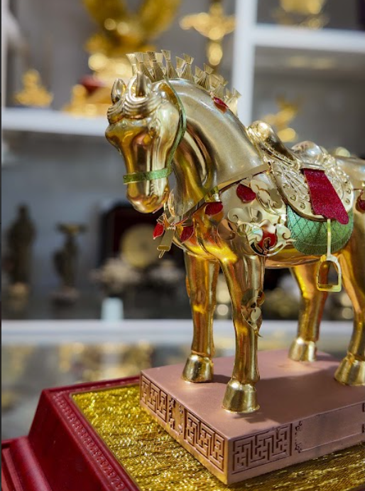 Tượng ngựa tài lộc mẫu 10