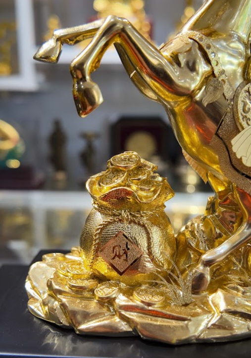 Tượng ngựa tài lộc mẫu 11