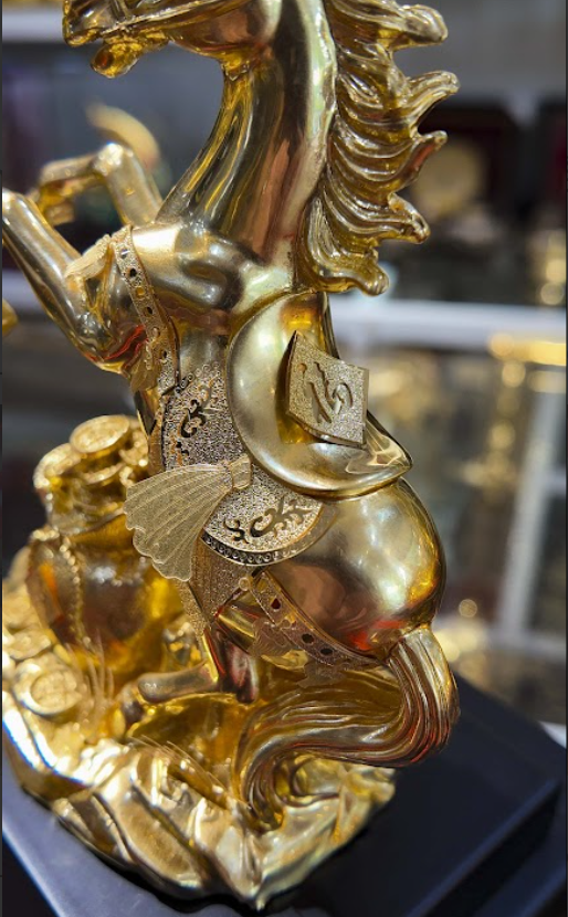 Tượng ngựa tài lộc mẫu 11