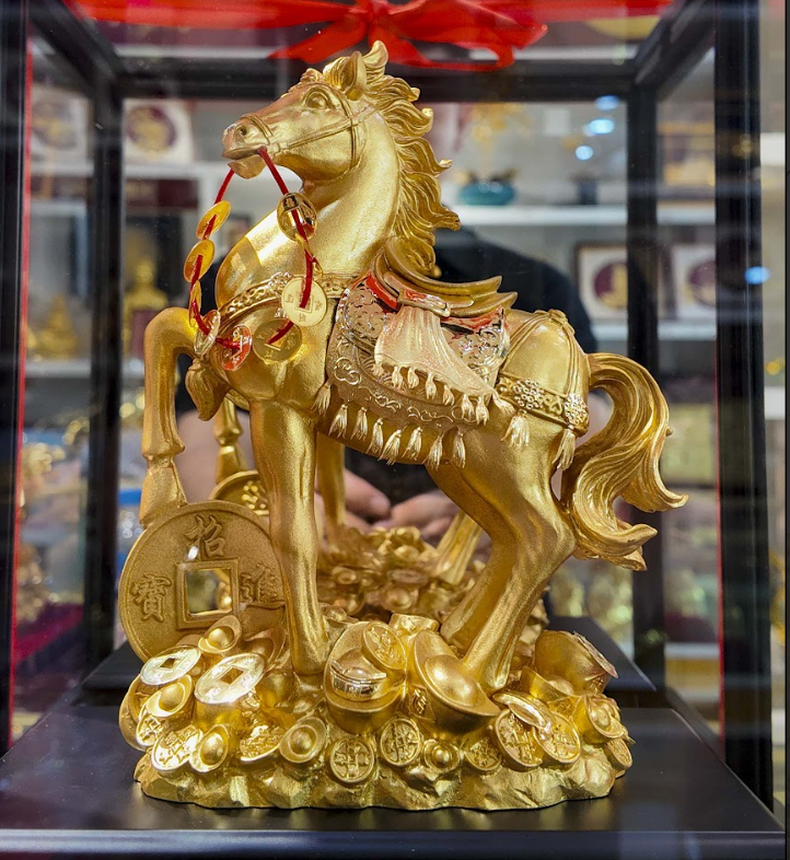 Tượng ngựa tài lộc mẫu 12