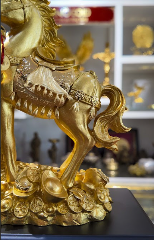 Tượng ngựa tài lộc mẫu 12