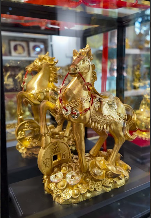 Tượng ngựa tài lộc mẫu 12