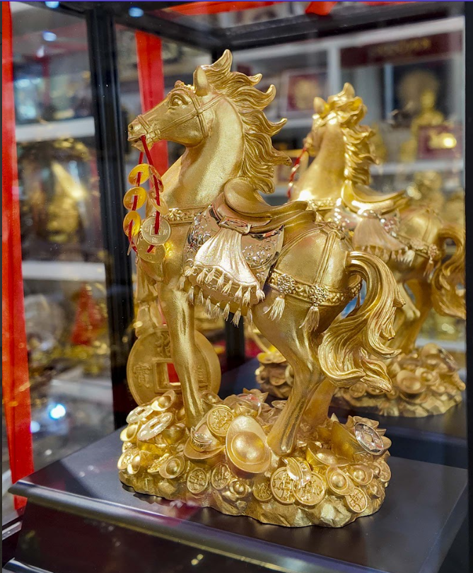 Tượng ngựa tài lộc mẫu 12
