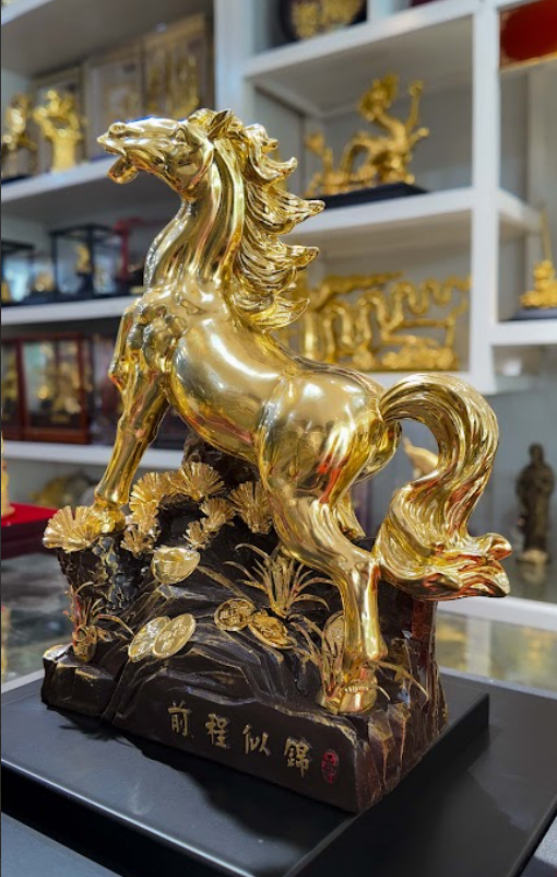Tượng ngựa tài lộc mẫu 13