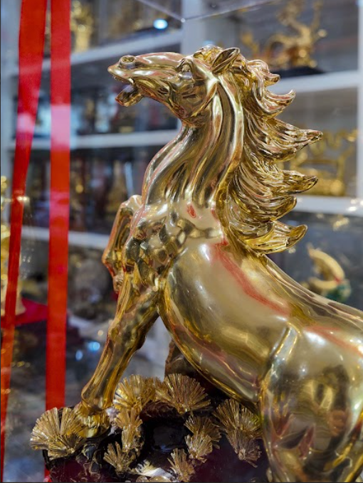Tượng ngựa tài lộc mẫu 13
