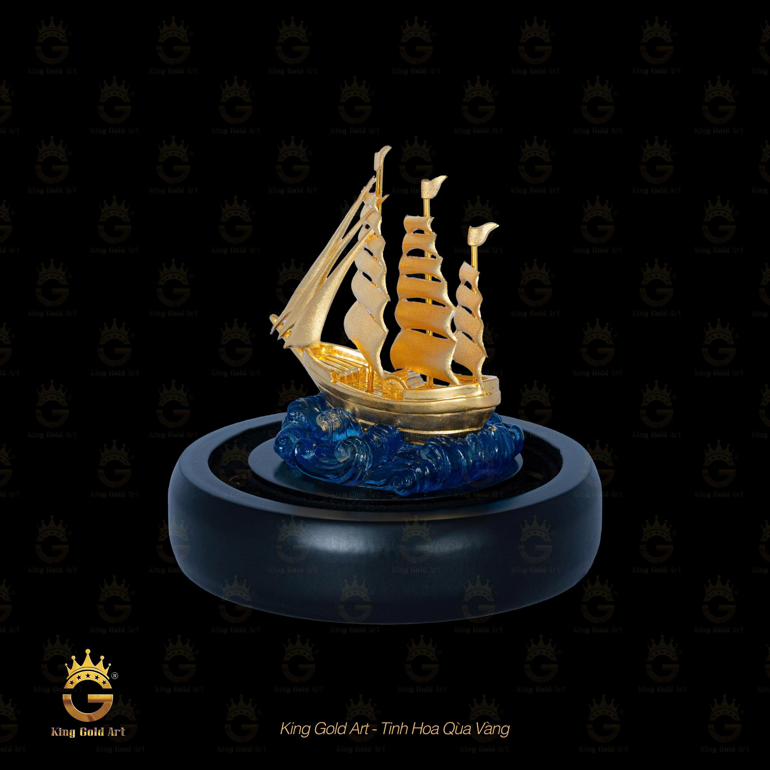 Mô Hình Thuyền Thuận Buồm Xuôi Gió để bàn sang trọng