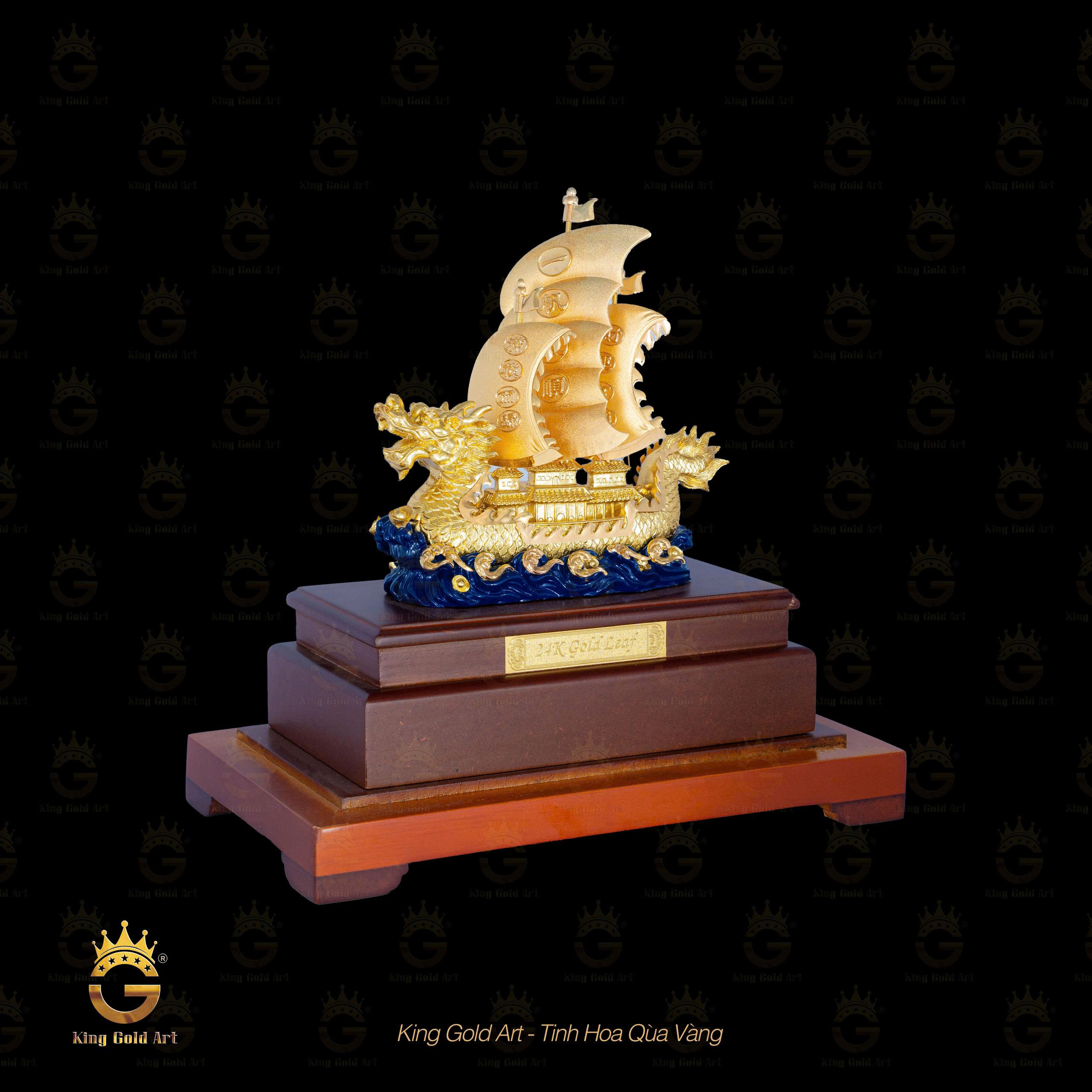 Mô hình thuyền rồng quà tặng cao cấp