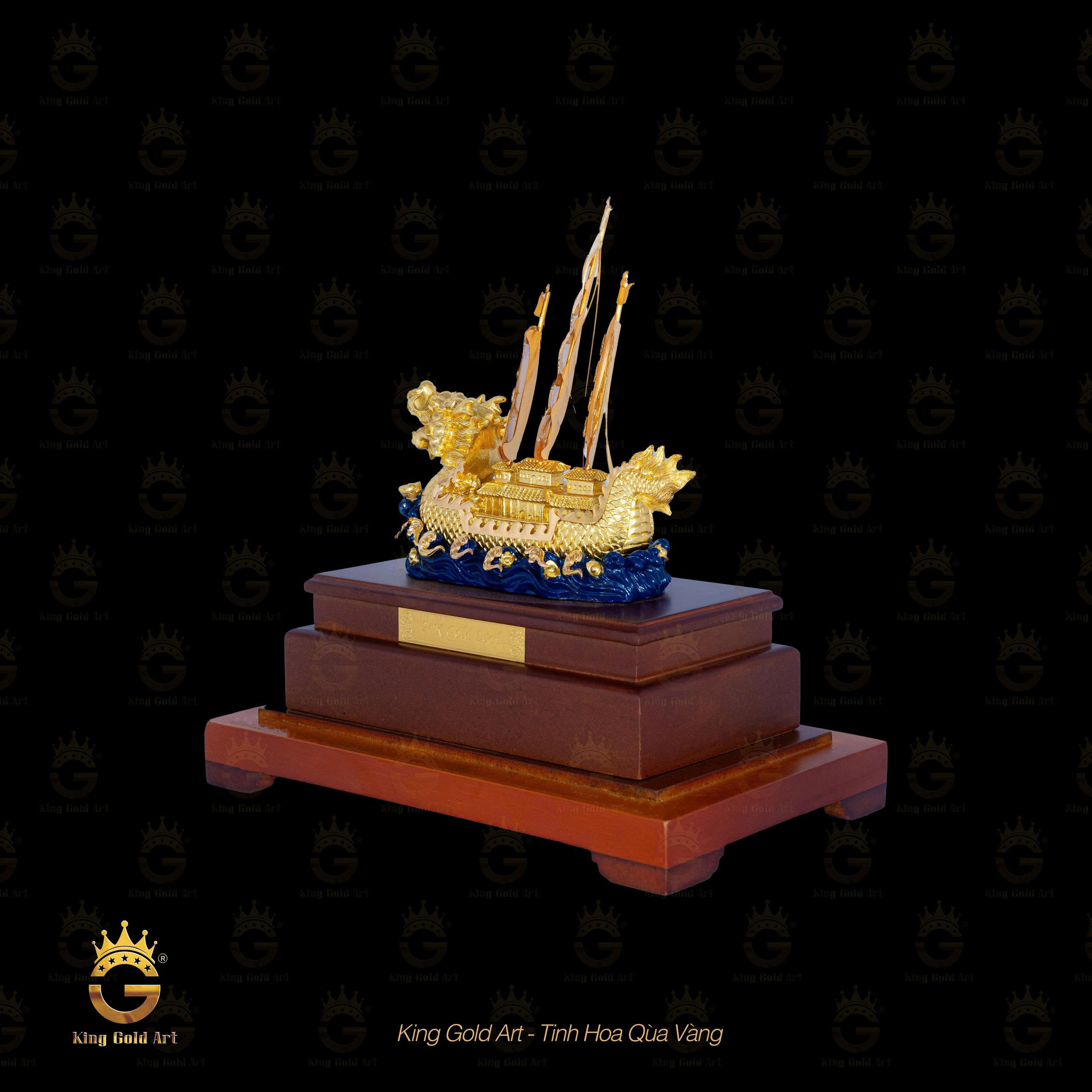 Mô hình thuyền rồng quà tặng cao cấp