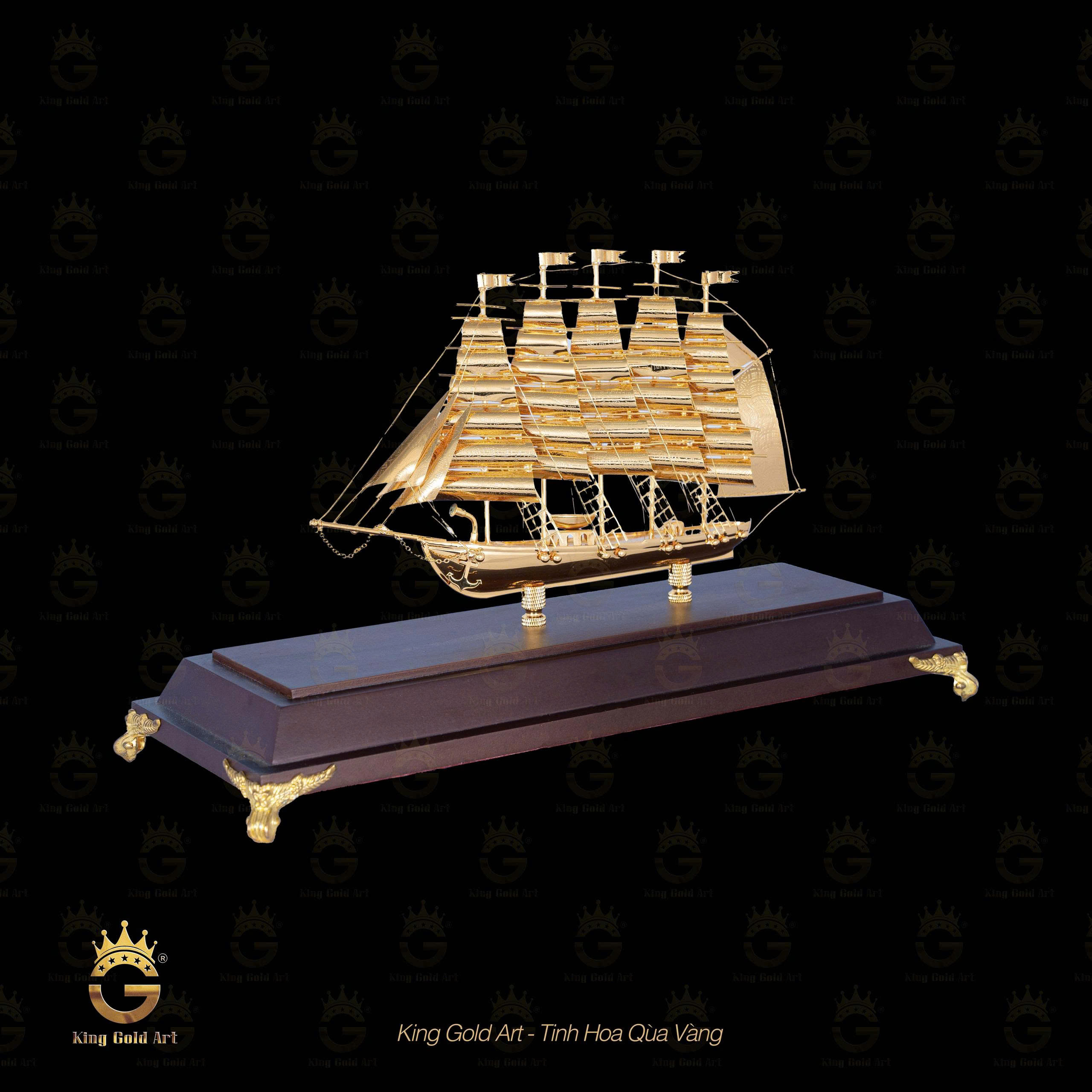 Mô Hình Thuyền Thuận Buồm Xuôi gió quà tặng cao cấp