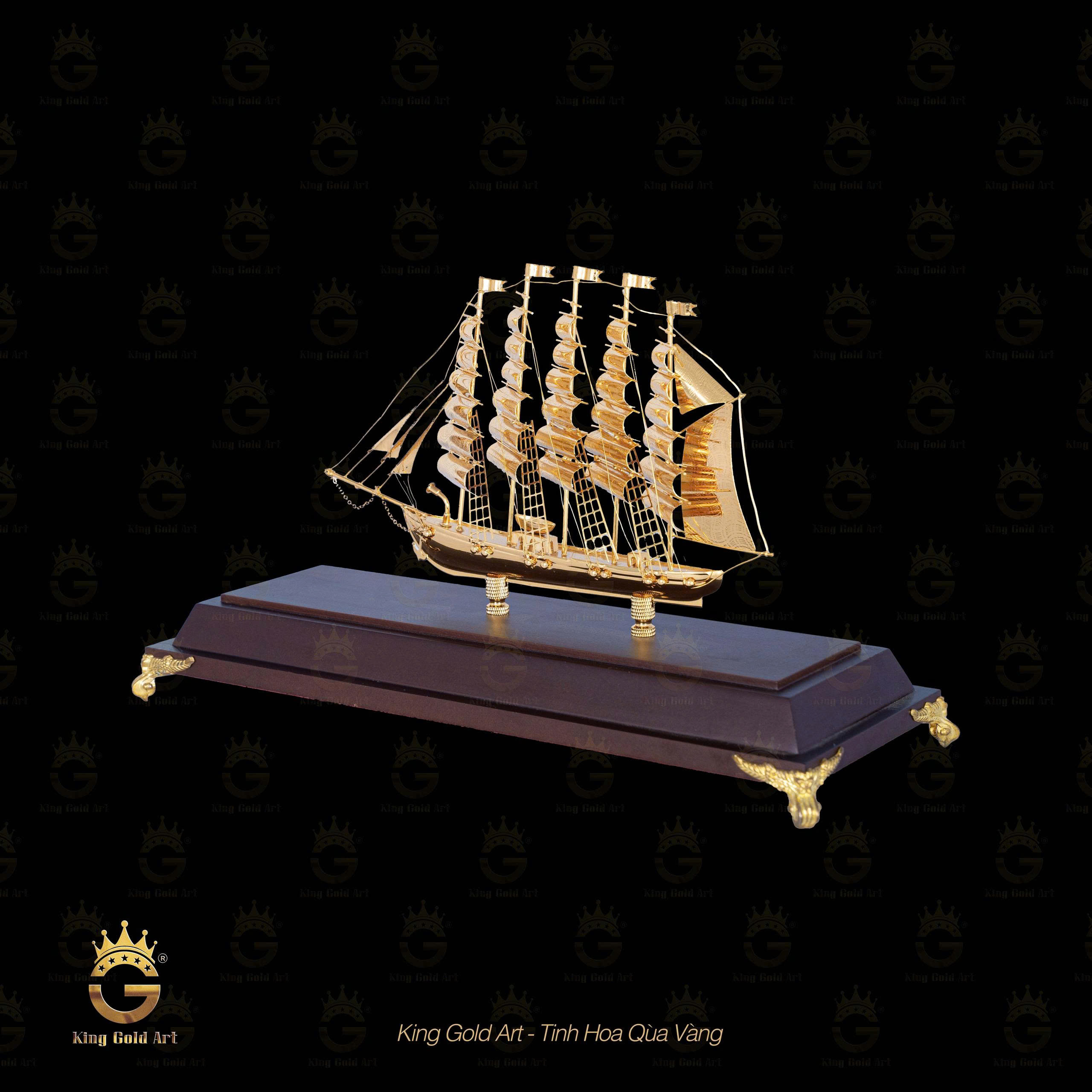 Mô Hình Thuyền Thuận Buồm Xuôi gió quà tặng cao cấp
