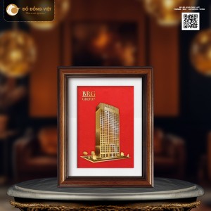 Tranh vàng 24k: Tòa nhà BRG Group