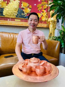 Bộ Cốc Đồng Cao Cấp – Quà Tặng Thủ Công Mỹ Nghệ Đại Bái