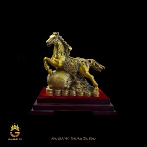 Tượng ngựa tài lộc mẫu 2