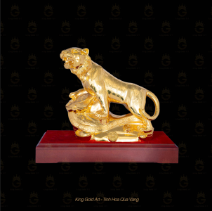 Tượng Hổ vàng Sơn Lâm uy quyền
