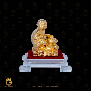 Tượng Khỉ Vàng – Quà tặng phong thủy Quý linh tuổi Thân