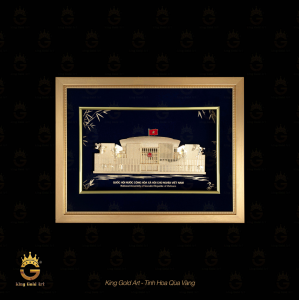 Thiết Kế và Chế Tác Tranh Vàng 24K Tòa Nhà Quốc Hội – Biểu Tượng Quyền Lực và Tự Hào Dân Tộc