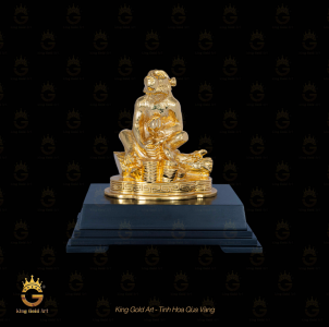 Tượng Khỉ Vàng  – Quà tặng phong thủy cao cấp