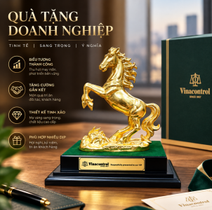 Tượng Ngựa Vàng Chế Tác Theo Yêu Cầu | Quà Tặng Doanh Nghiệp Sang Trọng