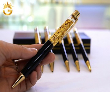 Khám Phá Chiếc Bút King Gold: Nghệ Thuật Từ Đồng Cao Cấp Và Vàng Lá 24K