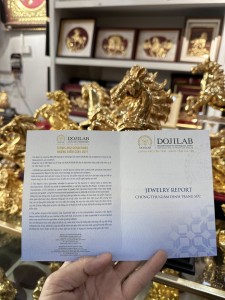 Tượng Nhất Mã Phi Thiên Được DOJILAB Chứng Nhận