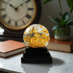 Quả Cầu Vàng 24K – Biểu Tượng Thịnh Vượng Và Đẳng Cấp Không Gian Sống