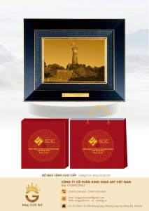 Tranh Cột Cờ Hà Nội & Mũi Cà Mau Bằng Đồng – King Gold Art