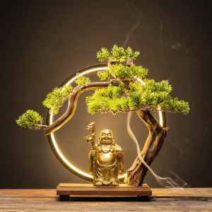 Tượng Phật Di Lặc Mạ Vàng 24K Cao Cấp King Gold Art