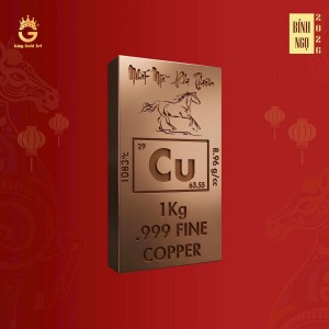 Bán thỏi đồng 999,9 dành cho sưu tầm, đầu tư đồng thỏi, giá đồng thỏi