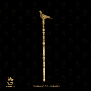 Gậy Ba Toong Đồng Nghệ Thuật Cao Cấp King Gold Art