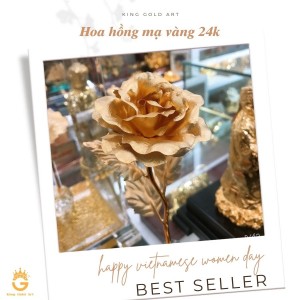 Tuyệt Tác Quà Mạ Vàng 24K Tôn Vinh Phái Đẹp Dịp 8/3