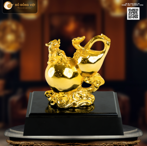 Hồ Lô Phong Thủy Mạ Vàng – Vật Phẩm Chiêu Tài Hút Lộc Cao Cấp Từ King Gold Art