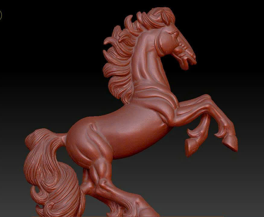 mẫu tượng ngựa được điêu khắc từ những nghệ nhân hàng đầu