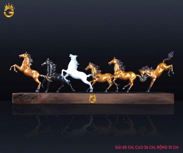 Tượng Mã Thành Công King Gold Art – Phong Thủy Chiêu Tài, Đón Lộc
