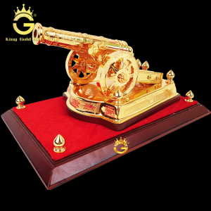 Súng Thần Công Bằng Đồng Mạ Vàng - Quà Tặng Cao Cấp Dành Cho Quân Nhân và Quân Đội