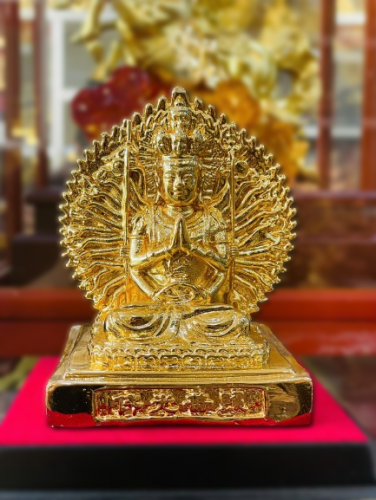 Tượng Phật Thiên Thủ Thiên Nhãn Mạ Vàng Cao Cấp