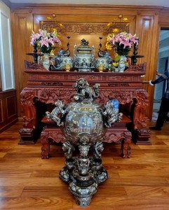 Đồng khảm ngũ sắc tinh hoa Đại Bái