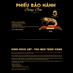 Tượng Tôm Mạ Vàng – Biểu Tượng Phát Triển Bền Vững