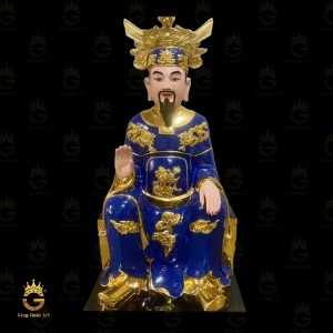 Tượng Quan Lớn Đệ Tam Thoải Cung (Áo Xanh Dương)
