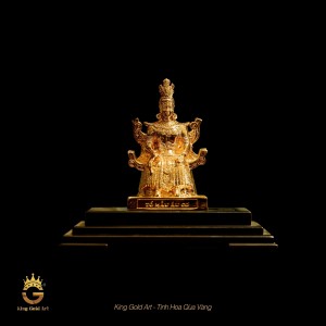 Tượng Mẫu Âu Cơ bằng đồng đỏ, vàng, mạ vàng cao cấp