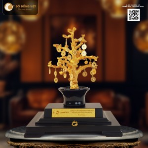 Cây Tài Lộc Dát Vàng 24K