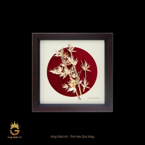 Tranh trúc quân tử bằng vàng 24k - Tranh tứ quý