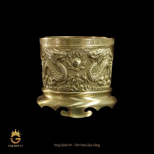 Bát hương đồng vàng