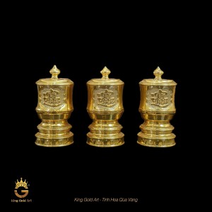 Đài thờ đồng vàng mạ vàng 