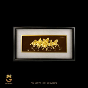 Giải mã ý nghĩa phong thủy tranh Mã Đáo Thành Công mạ vàng – Biểu tượng may mắn, phát tài, thăng tiến