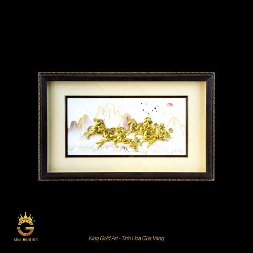 Tô Điểm Không Gian sống Với Tranh Vàng 24K Mã Đáo Thành Công