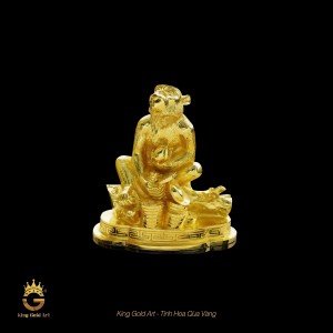 Tượng Khỉ Vàng 24k – Quà tặng cao cấp cho người tuổi Thân