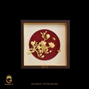 Tranh Hoa Lan Dát Vàng – Vẻ Đẹp Của Sự Thanh Cao Và Quý Phái