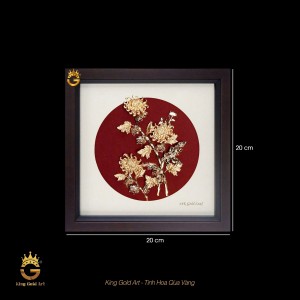 Tranh Hoa Cúc Dát Vàng – Biểu Tượng Trường Thọ, An Nhiên Và Vượng Khí