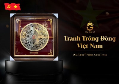 Trống Đồng Quà Tặng Cao Cấp Cho Đại Hội Đảng 2025 – Tinh Hoa Văn Hóa Việt