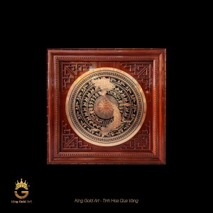Mặt Trống Đồng in Bản Đồ Việt Nam – Tuyệt Tác Văn Hóa Từ King Gold Art – Đồ Đồng Việt